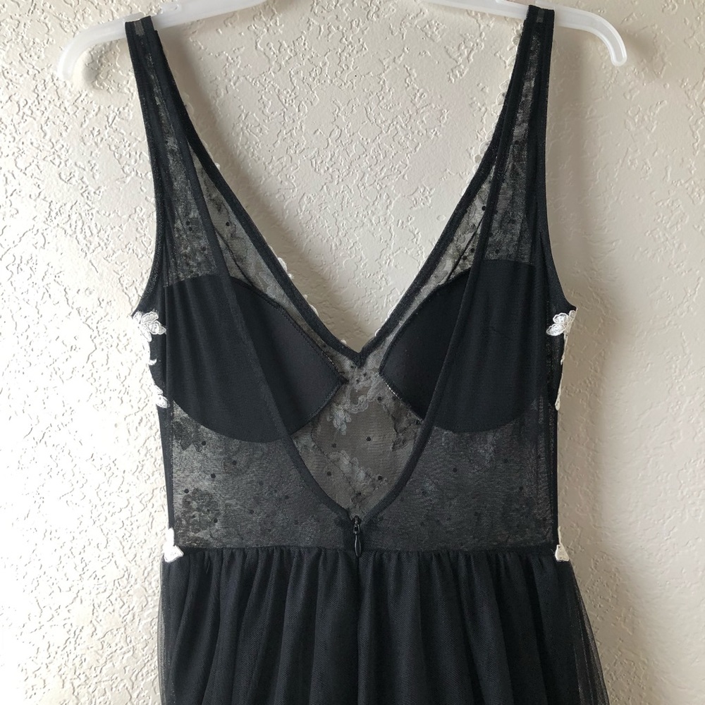 Black & White Prom Dress - Picture 4 of 6